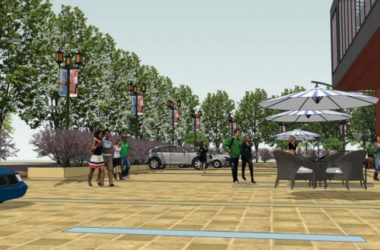 Sketchup景观模型|小区景观，住宅景观，现代风格-BIM建筑网