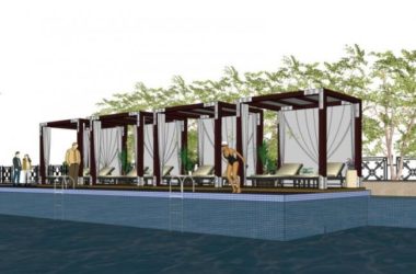 Sketchup景观模型|滨水景观，休闲景观，现代风格-BIM建筑网