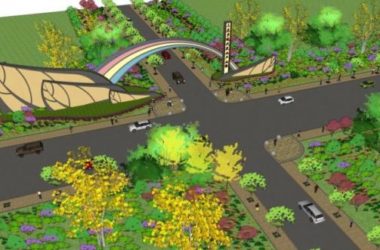 Sketchup景观模型|街道景观，现代风格-BIM建筑网