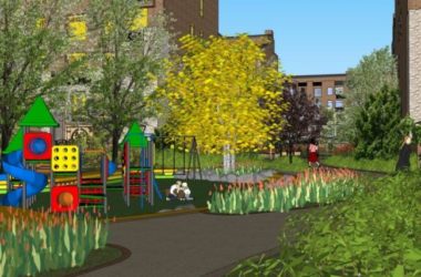 Sketchup景观模型|住宅景观，广场景观，现代风格-BIM建筑网