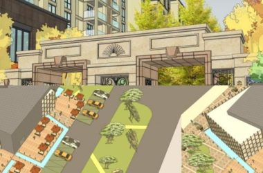 Sketchup景观模型|小区景观，住宅景观，古典风格-BIM建筑网