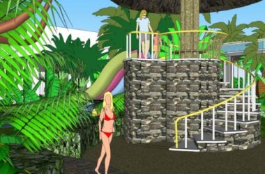 Sketchup景观模型|休闲景观，现代风格-BIM建筑网