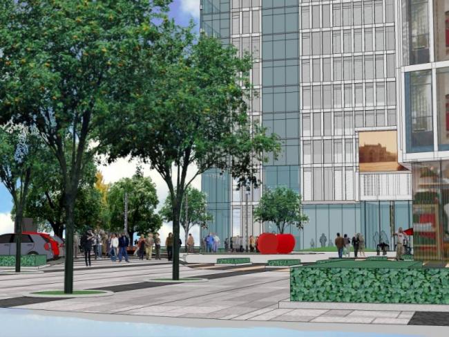 Sketchup景观模型|小区景观，住宅景观，商业景观，现代风格