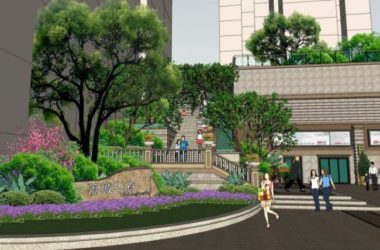 Sketchup景观模型|庭院花园景观，古典风格-BIM建筑网