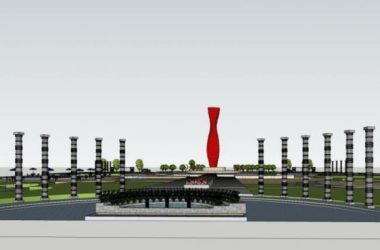 Sketchup景观模型|广场景观，现代风格-BIM建筑网