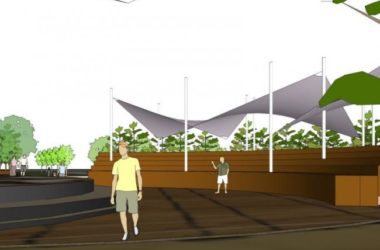 Sketchup景观模型|广场景观，现代风格-BIM建筑网