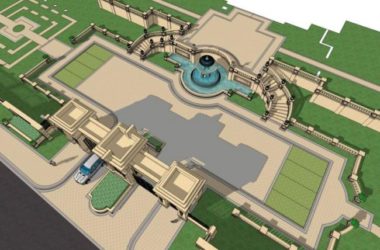 Sketchup景观模型|广场景观，古典风格-BIM建筑网