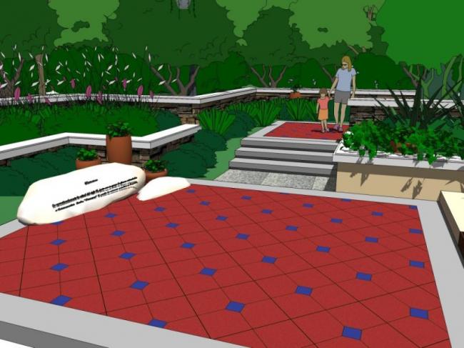 Sketchup景观模型|商业景观，现代风格