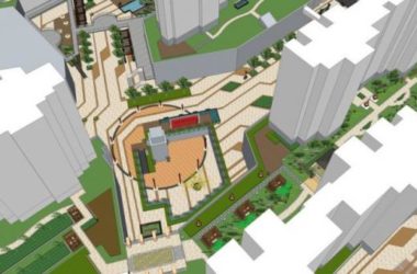 Sketchup景观模型|小区景观，住宅景观，现代风格-BIM建筑网