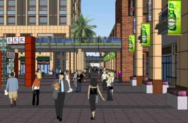 Sketchup景观模型|商业景观，现代风格-BIM建筑网