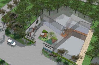 Sketchup景观模型|庭院景观，中式风格-BIM建筑网