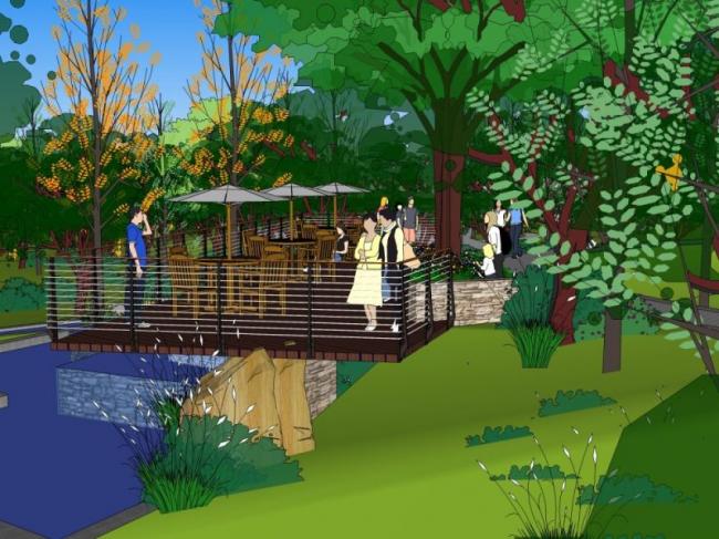 Sketchup景观模型|小区景观，住宅景观，欧式风格，古典风格