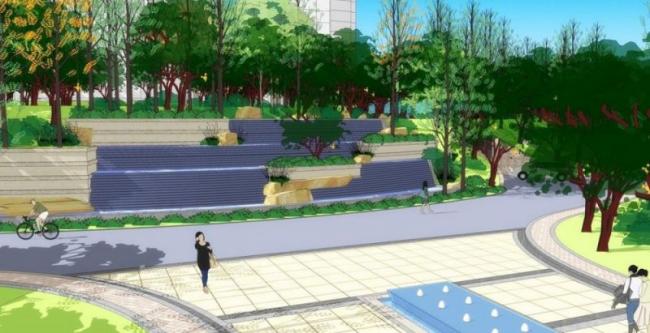 Sketchup景观模型|小区景观，住宅景观，欧式风格，古典风格