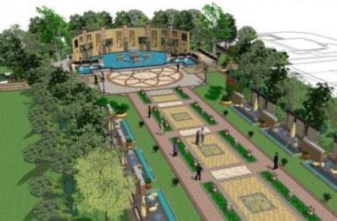 Sketchup景观模型|广场景观，古典风格-BIM建筑网