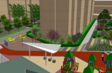 Sketchup景观模型|小区景观，住宅景观，现代风格-BIM建筑网