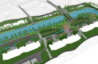 Sketchup景观模型|滨水景观，现代风格-BIM建筑网