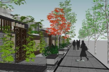 Sketchup景观模型|别墅庭院，现代中式风格-BIM建筑网