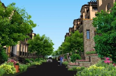 Sketchup景观模型|小区景观，住宅景观，现代风格-BIM建筑网