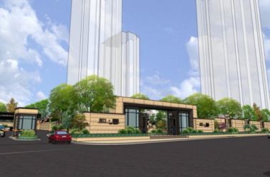 Sketchup景观模型|入口景观，现代风格-BIM建筑网