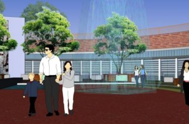 Sketchup景观模型|广场景观，现代风格-BIM建筑网