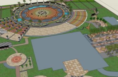 Sketchup景观模型|广场景观，古典风格-BIM建筑网