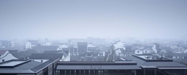 BIM建筑|青石古镇，缕缕乡愁：枫桥经验摆设馆 / 浙江年夜学建筑设计研讨院建筑九院