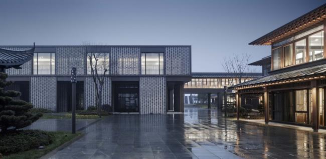 BIM建筑|青石古镇，缕缕乡愁：枫桥经验摆设馆 / 浙江年夜学建筑设计研讨院建筑九院