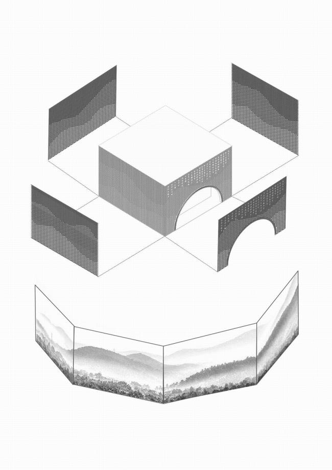 BIM建筑|青石古镇，缕缕乡愁：枫桥经验摆设馆 / 浙江年夜学建筑设计研讨院建筑九院