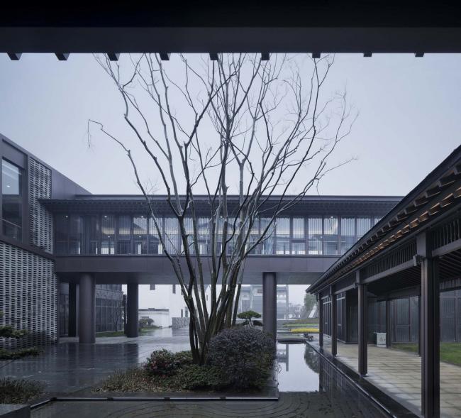 BIM建筑|青石古镇，缕缕乡愁：枫桥经验摆设馆 / 浙江年夜学建筑设计研讨院建筑九院