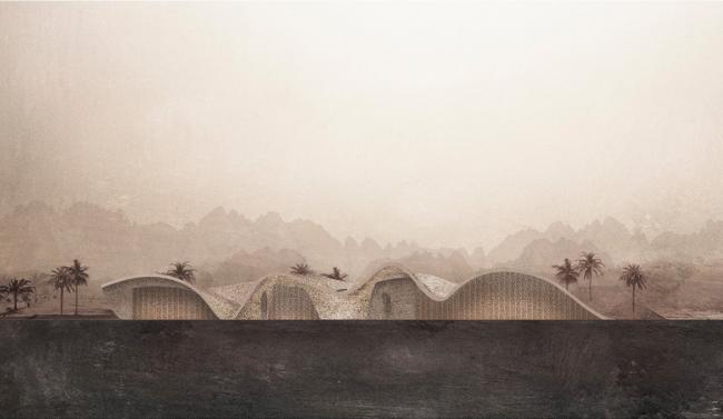 BIM建筑|原始朴素，融进升沉的沙丘景不雅：Ayla高尔夫俱乐部