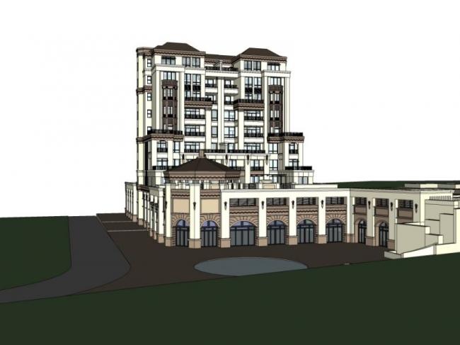 Sketchup住宅模型|多层花园洋房，联排住宅，古典风格