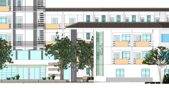 Sketchup办公模型|多层办公，现代风格