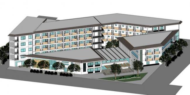 Sketchup办公模型|多层办公，现代风格