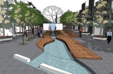 Sketchup景观模型|住宅景观，居住区景观，现代中式风格-BIM建筑网