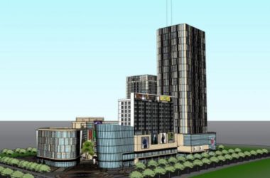 Sketchup商业模型|多高层商业综合体，现代风格-BIM建筑网