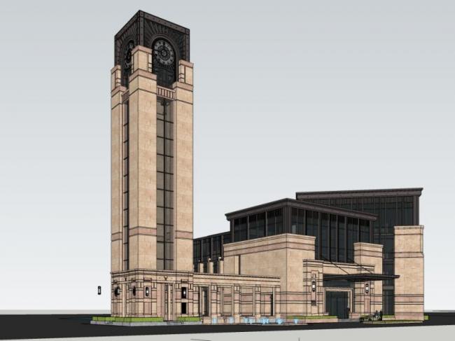 Sketchup商业模型|多层会所，现代风格