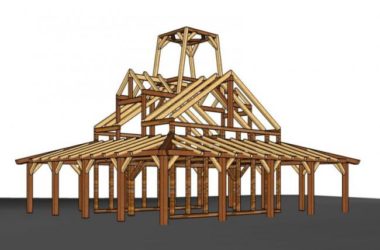 Sketchup小品模型|构筑物，现代风格，小品亭子-BIM建筑网