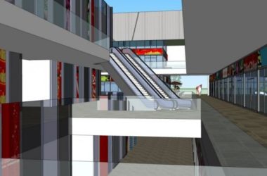 Sketchup商业模型|多层商业中心，现代风格-BIM建筑网