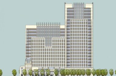 Sketchup办公模型|高层办公楼群，现代风格-BIM建筑网