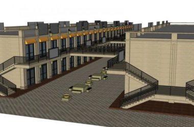 Sketchup商业模型|低层商业步行街，新古典风格-BIM建筑网