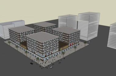 Sketchup商业模型|多层商业建筑，现代风格-BIM建筑网