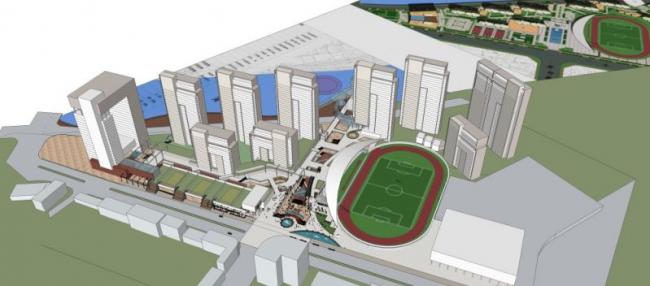 Sketchup景观模型|办公景观，商业景观，现代风格
