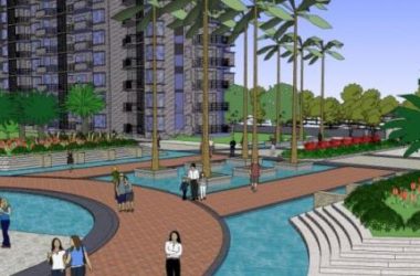 Sketchup景观模型|小区景观，住宅景观，现代风格-BIM建筑网