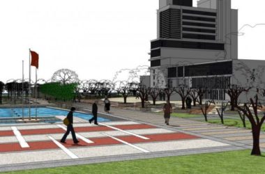 Sketchup景观模型|住宅景观，办公景观，现代风格-BIM建筑网