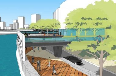 Sketchup景观模型|滨水景观，现代风格-BIM建筑网