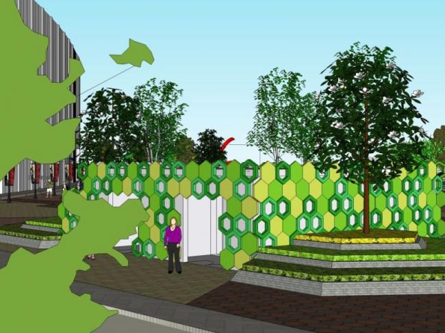 Sketchup景观模型|景观规划，现代风格