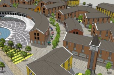 Sketchup商业模型|多层步行街，古典风格-BIM建筑网