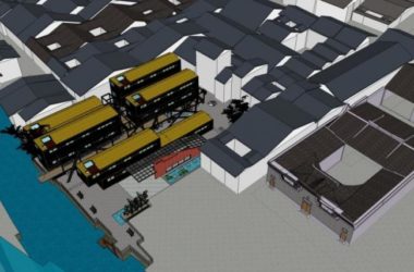 Sketchup住宅模型|多层青年旅社，现代中式风格-BIM建筑网