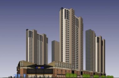 Sketchup综合体模型|超高层城市综合体，商业，住宅，现代风格-BIM建筑网