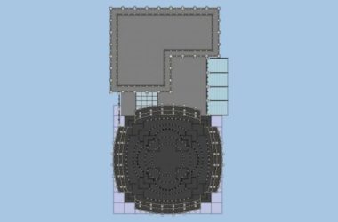 Sketchup综合体模型|超高层综合体，商业，酒店，办公，古典风格-BIM建筑网